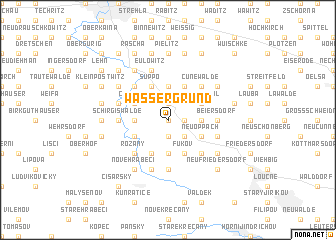 map of Wassergrund