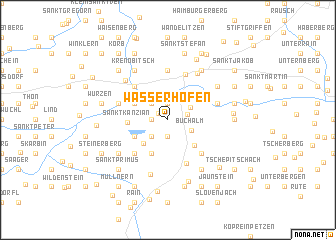 map of Wasserhofen