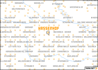 map of Wasserhof