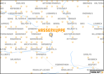 map of Wasserkuppe