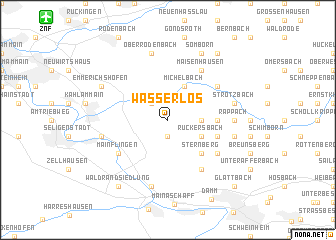 map of Wasserlos