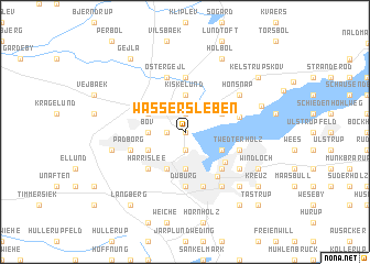 map of Wassersleben