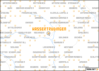 map of Wassertrüdingen