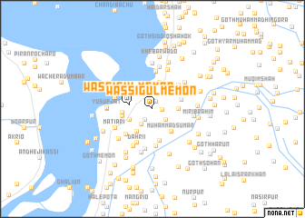 map of Wassi Gul Memon