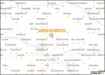 map of Wassinkbrink