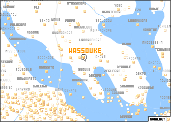 map of Wassouké