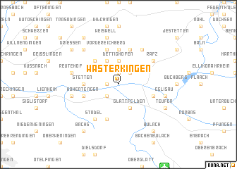 map of Wasterkingen