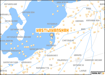 map of Wasti Jīwan Shāh