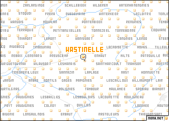 map of Wastinelle