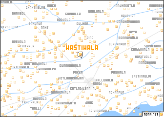 map of Wastiwāla