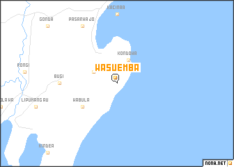 map of Wasuemba