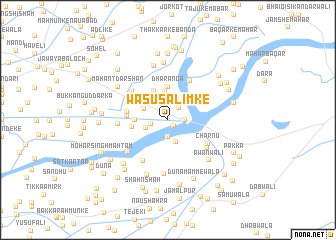 map of Wāsu Sālimke