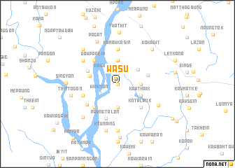 map of Wasu