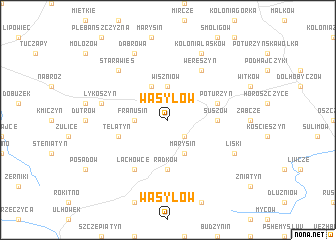 map of Wasylów