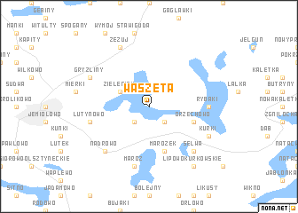 map of Waszeta