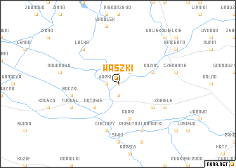 map of Waszki