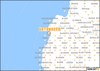 map of Waţāʼ Barrā