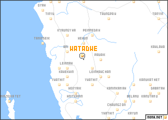 map of Watadwe