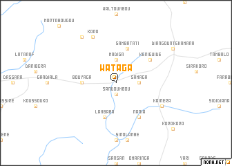 map of Wataga