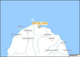 map of Wataluma