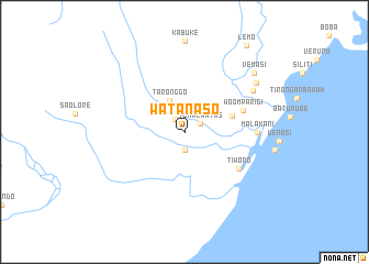 map of Watanaso