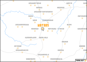 map of Watarî