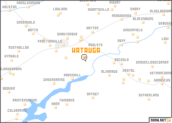 map of Watauga