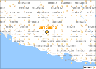 map of Watawana
