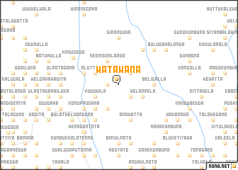 map of Watawana