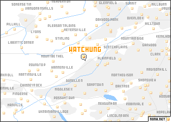 map of Watchung