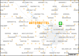 map of Watenbüttel