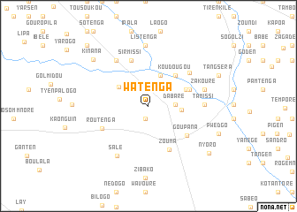 map of Watenga