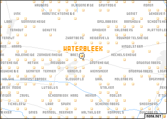 map of Waterbleek