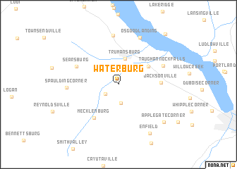 map of Waterburg