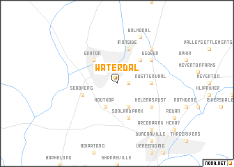 map of Waterdal