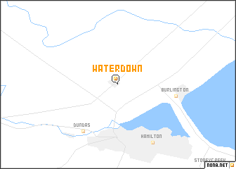 map of Waterdown