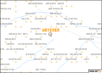 map of Wateren