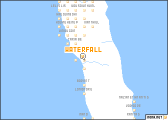 map of Waterfall