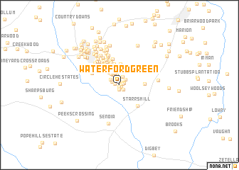 map of Waterford Green