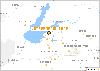 map of Waterford Village