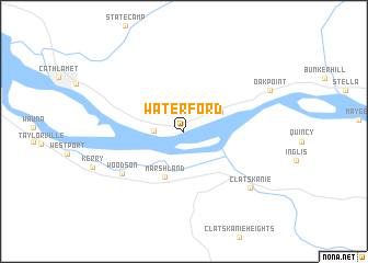 map of Waterford