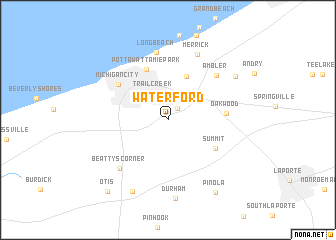 map of Waterford