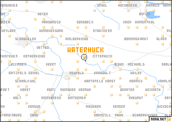 map of Waterhuck