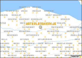 map of Waterlandkerkje