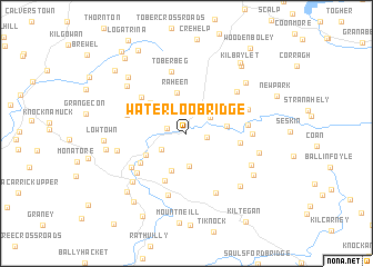 map of Waterloo Bridge