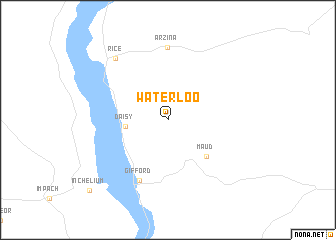 map of Waterloo