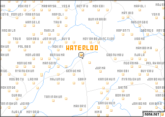 map of Waterloo