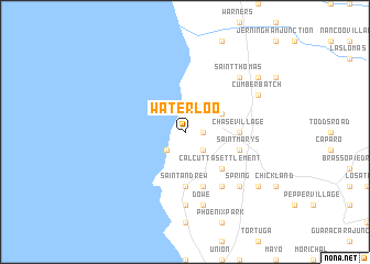 map of Waterloo