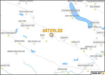 map of Waterloo