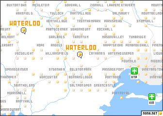 map of Waterloo